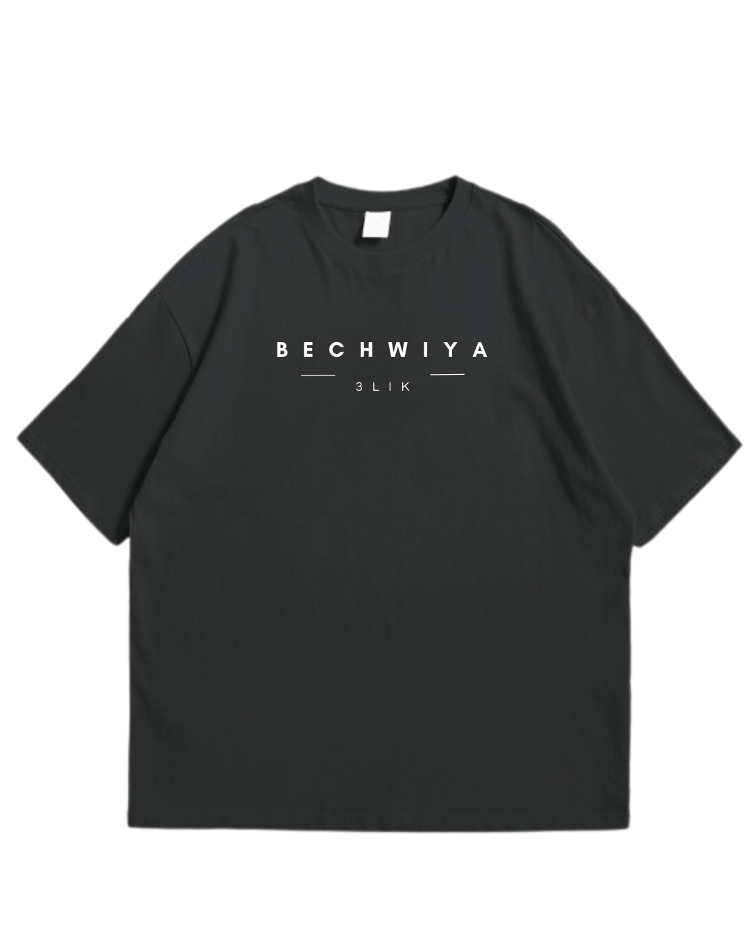 "BECHWIYA 3LIK" Oversized Tee