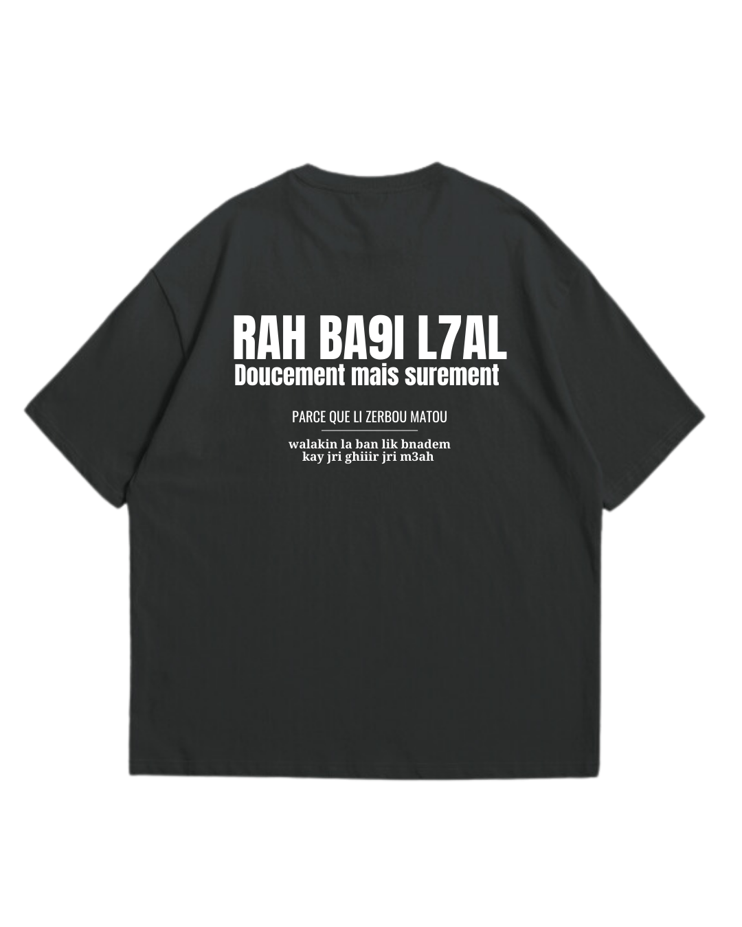 "BECHWIYA 3LIK" Oversized Tee