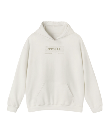 ''TFOU'' Oversized Hoodie Off-white