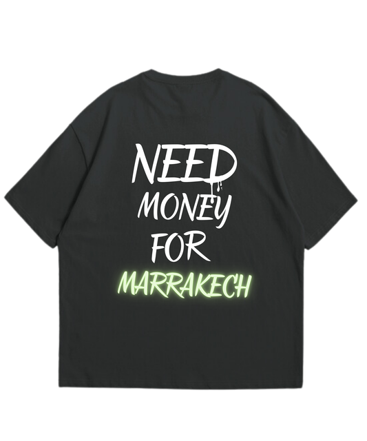 "Need Money" Oversized Shining Tee