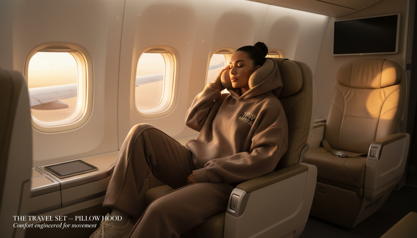 Travel Set That Switches to Pillow Mode